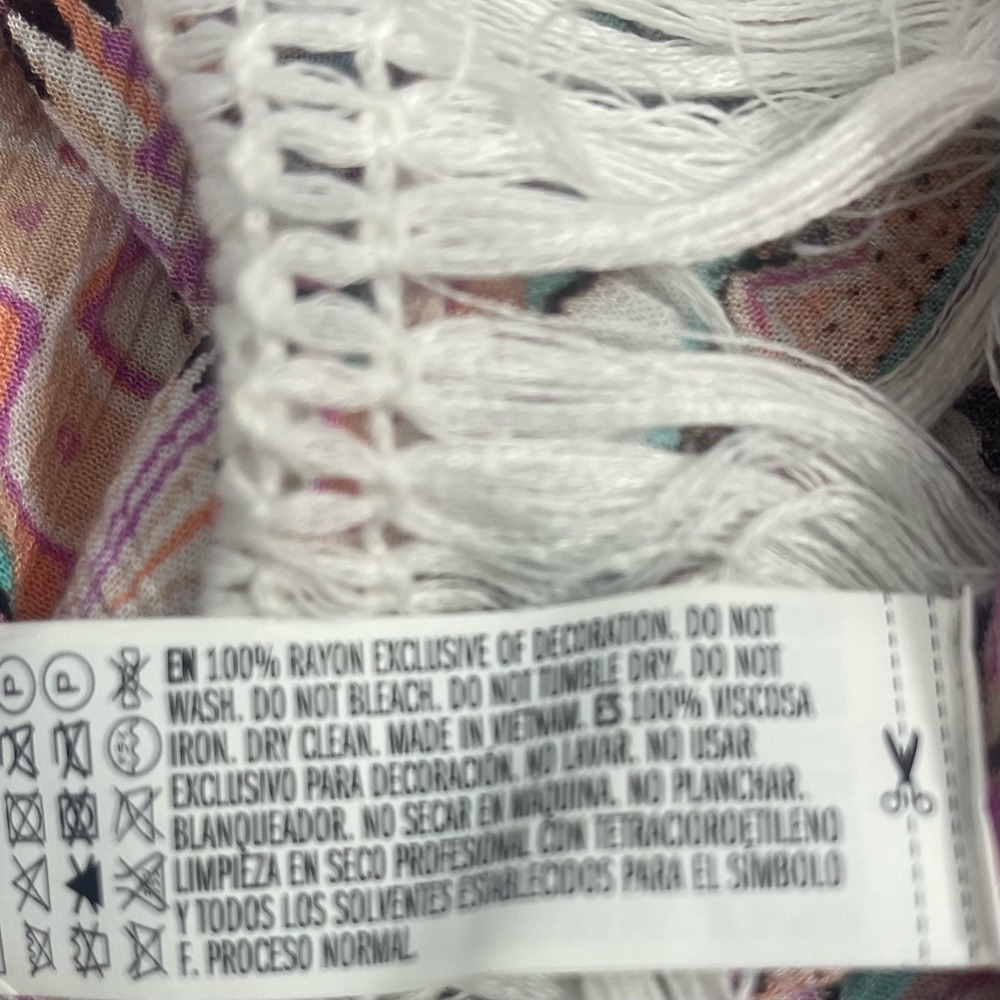 Forever 21 Poncho Style Cover Up Small - Picture 6 of 7